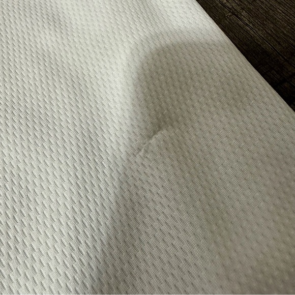 Antigua Mens Florida Gator Embroidery Patch White Polo Top Size Large Golf Shirt - Picture 7 of 10